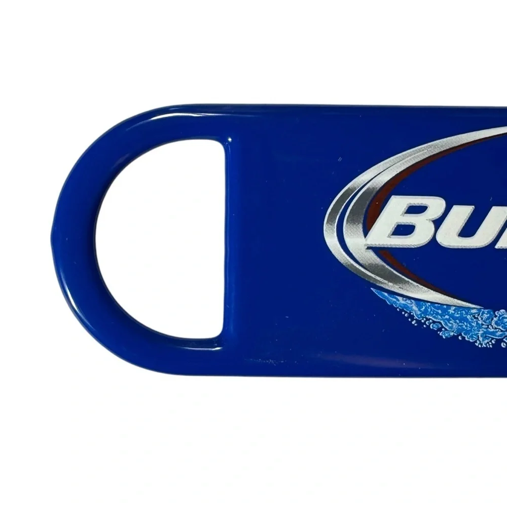 Bud Light Blue Heavyweight Bar Blade Bottle‎ Opener Collectible